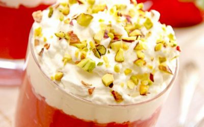 Verres de fraises