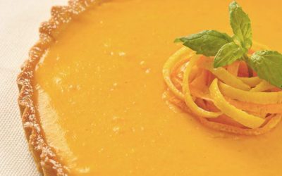 Orange cream tart