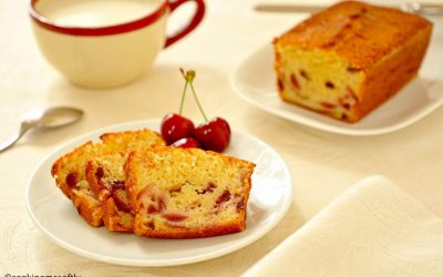 Cherries plum cake