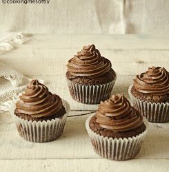 Double chocolate cupcakes