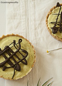 Tartellette di gelato al basilico
