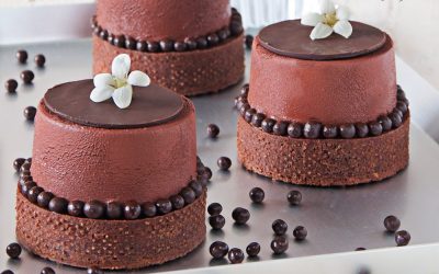 Choco caramel mousse