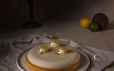 Crostata limone, lime e cocco