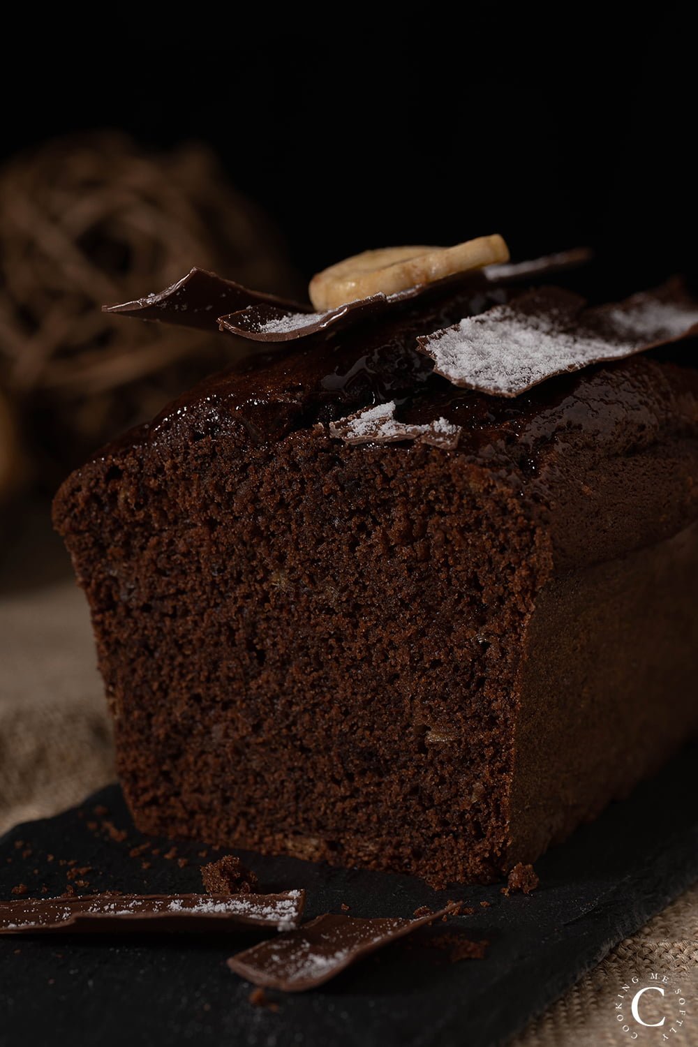 Banana bread al cioccolato