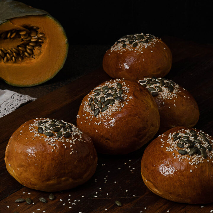 burger buns alla zucca