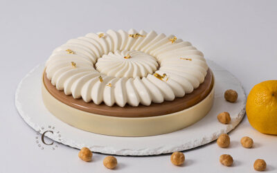 Entremet nocciole e limone